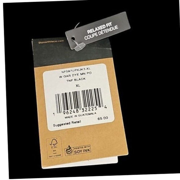 The North Face Black Mock Neck Cropped Sweatshirt Minimalist Athleisure Women XL - Picture 3 of 7